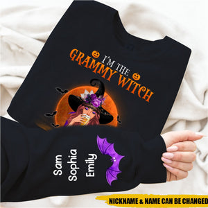 I'm A Grandma Witch Personalized Sweatshirt, Halloween Gift