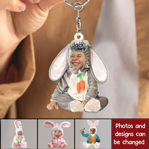 Custom Photo Gifts For Easter Baby-Acrylic Keychain