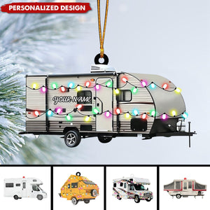 New Release Personalized Camping Car Christmas Ornament-Gifts For Camping Lovers