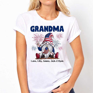 4th Of July Independence Day - Grandma Personalized Shirt