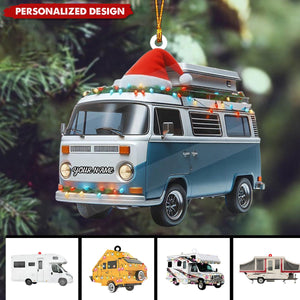 New Release Personalized Camping Car Christmas Ornament-Gifts For Camping Lovers