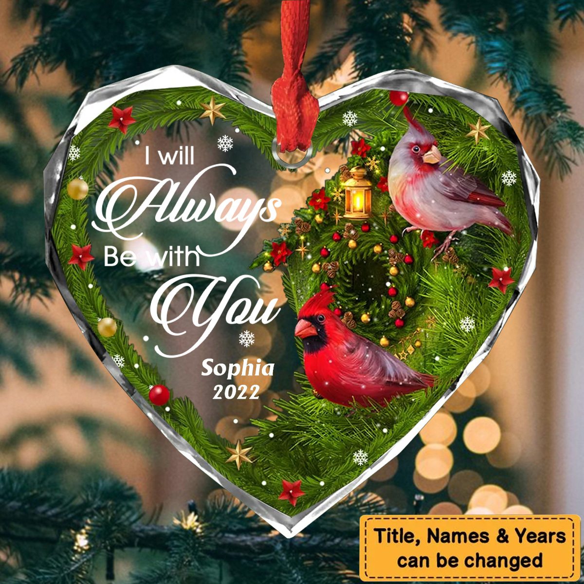 New Release Personalized I Know Heaven Is A Beautiful Place For Loss Of Mom Dad Memorial Heart Ornament