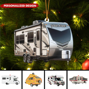 New Release Personalized Camping Car Christmas Ornament-Gifts For Camping Lovers