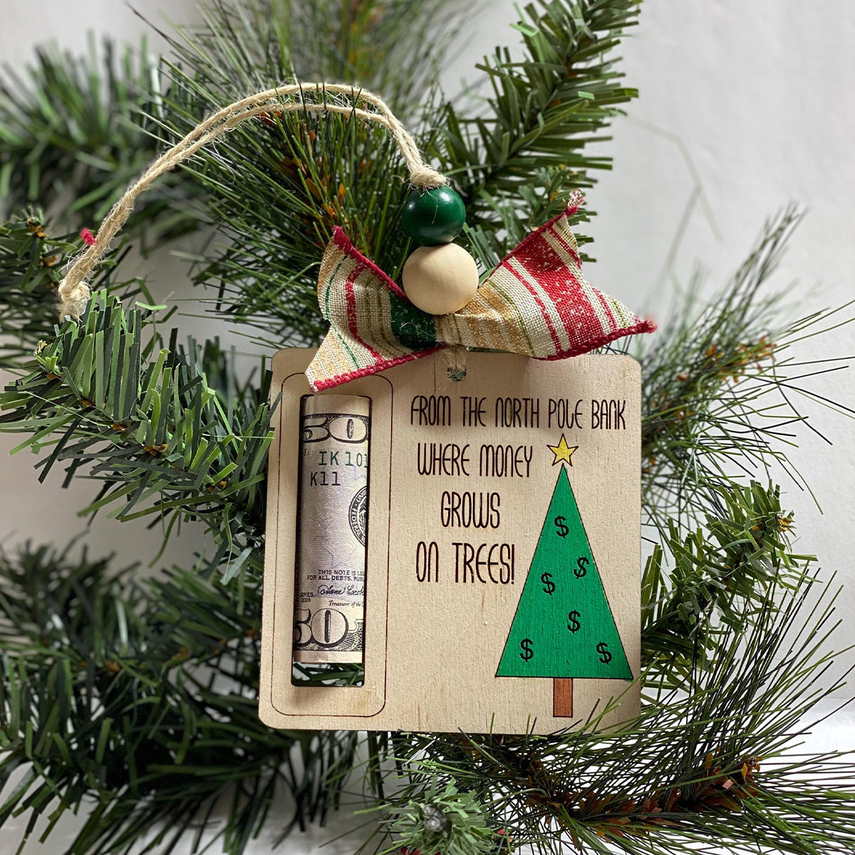 Christmas Money Holders Gift - Family Wooden Ornament - New Release