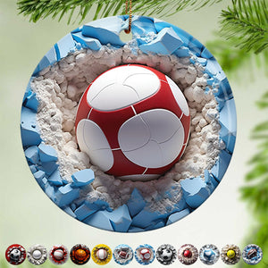 Sports Balls Ceramic Ornament - New Release