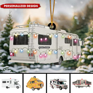 New Release Personalized Camping Car Christmas Ornament-Gifts For Camping Lovers