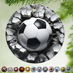 Sports Balls Ceramic Ornament - New Release