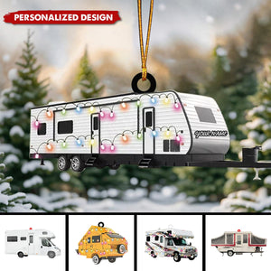 New Release Personalized Camping Car Christmas Ornament-Gifts For Camping Lovers