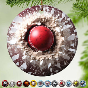 Sports Balls Ceramic Ornament - New Release