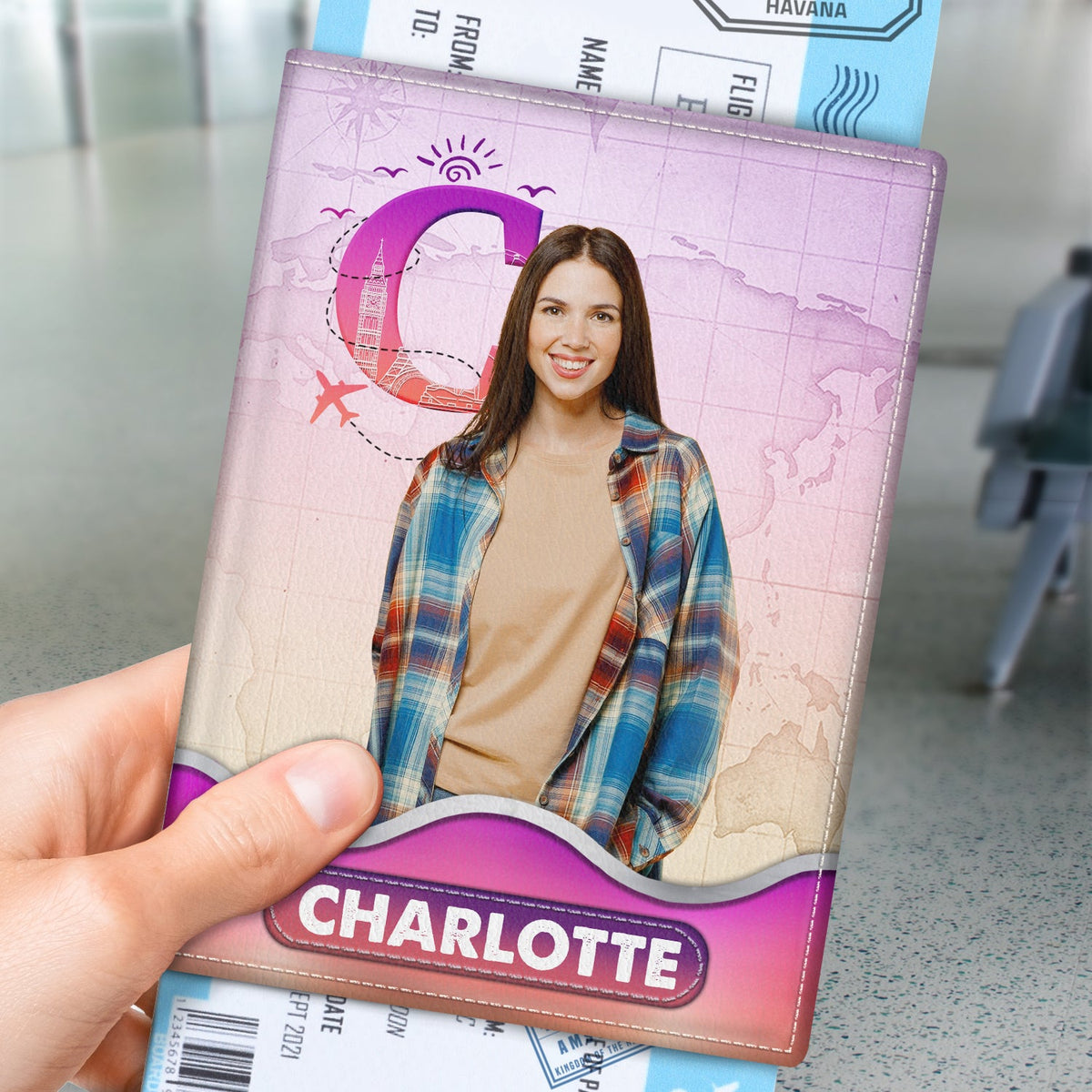 Personalized Passport Cover - Gift For Vacation Lovers