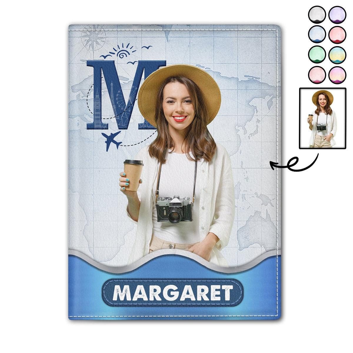 Personalized Passport Cover - Gift For Vacation Lovers