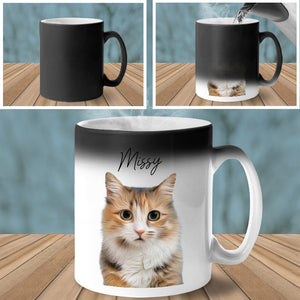 Custom Photo My Furreal And Unconditional Love - Dog & Cat Personalized Custom Color Changing Mug - Gift For Pet Owners, Pet Lovers