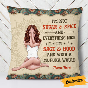 Personalized Yoga Girl Pillow Cover, Cushion Cover