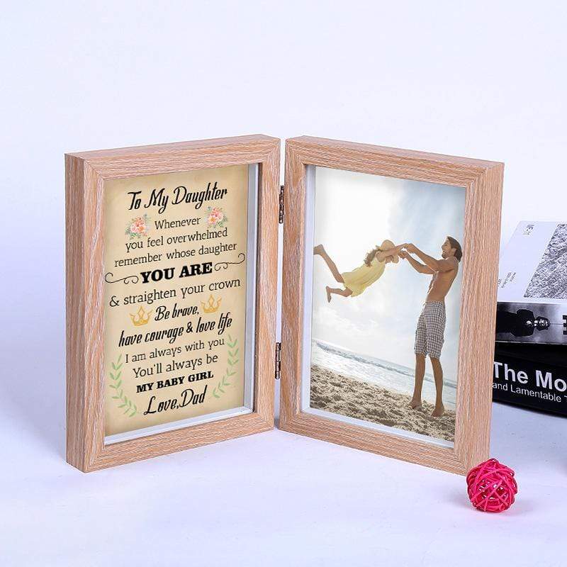 Dad To Daughter - Straighten Your Crown - Photo Frame