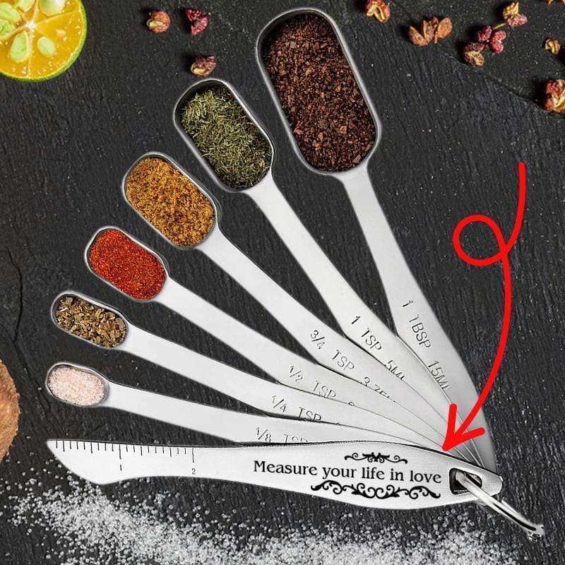 I Love You Beyond Measure - Stainless Steel Measuring Spoons
