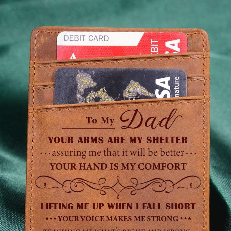 Daughter To Dad - Money Clip Card Wallet