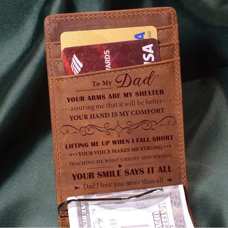 Son To Dad - Money Clip Card Wallet