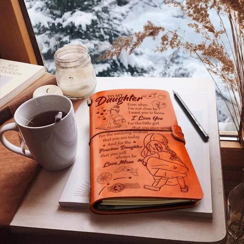 MOM To Daughter - I Love You- Vintage Journal