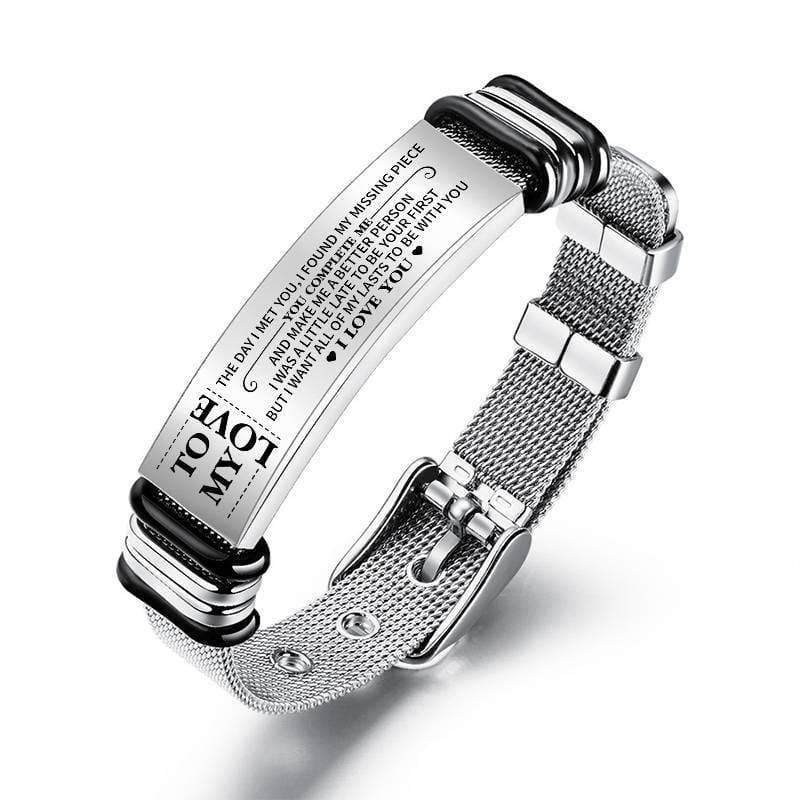 To My Love - You're My Missing Piece - Stainless Steel Bracelet