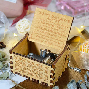 To Daughter - I Will Always Love You - Engraved Music Box