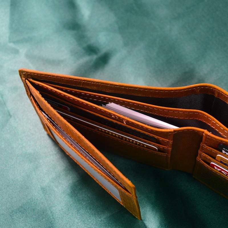 Daughter To Dad - Genuine Premium Leather Card Wallet