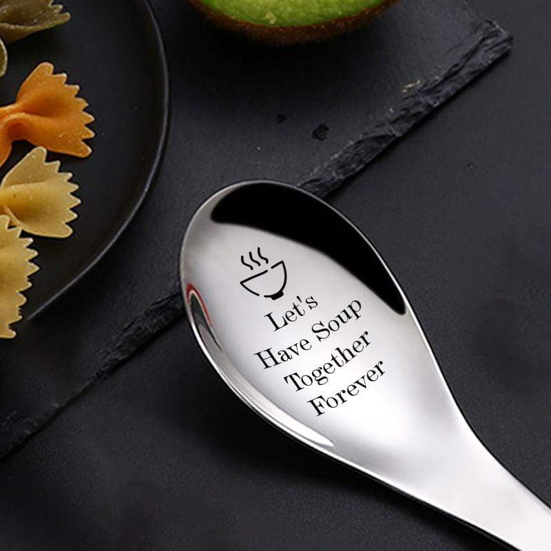 Engraved Soup Spoon - Best Gift for Family and Friend