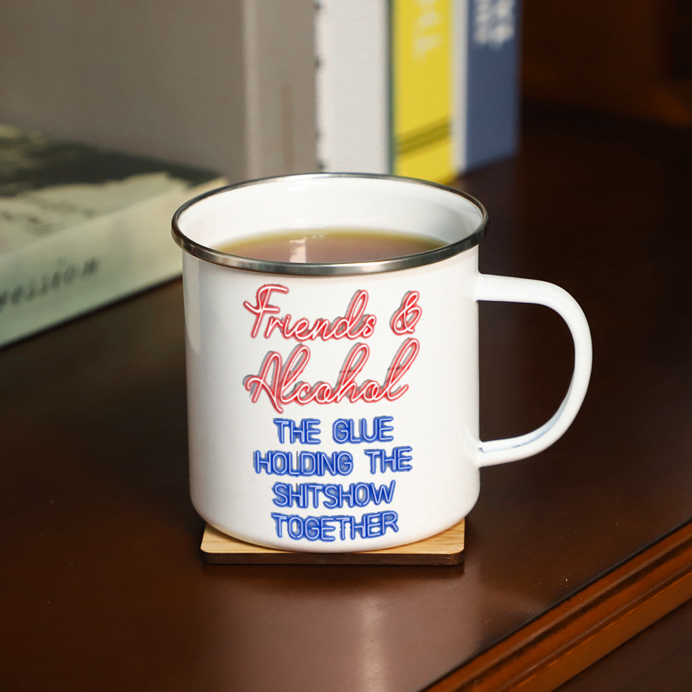 Here's To Another Year Of Bonding Over Alcohol Best Friends - Personalized Custom Mug