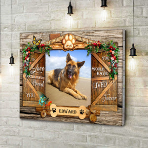 Customized Pet Memorial Canvas Prints - Personalized Poster