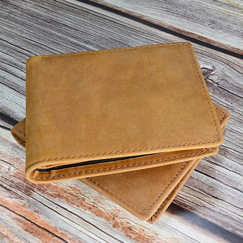 Dad To Son - Genuine Premium Leather Bifold Card Wallet