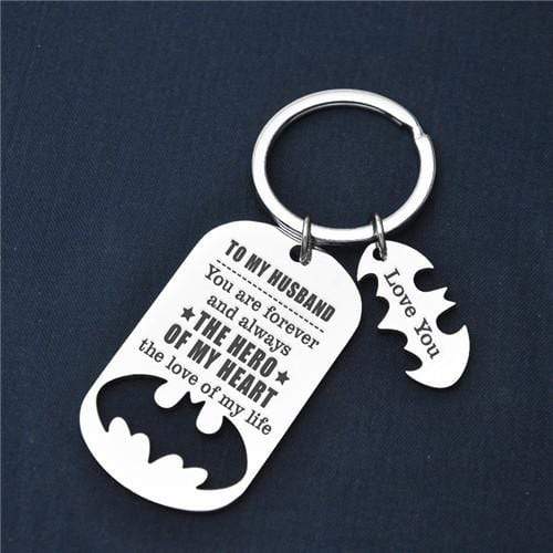 To My Husband - You Are My Hero - Sweet Keychain