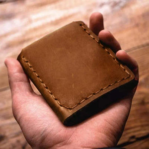 To My GrandSon - Premium Cow Leather Trifold Wallet