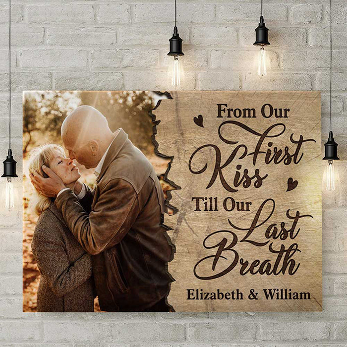 Till Our Last Breath - Upload Image - Personalized Horizontal Poster (Frame is not included in purchase)