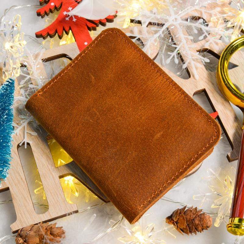 Dad To Son - Premium Cow Leather Bifold Wallet