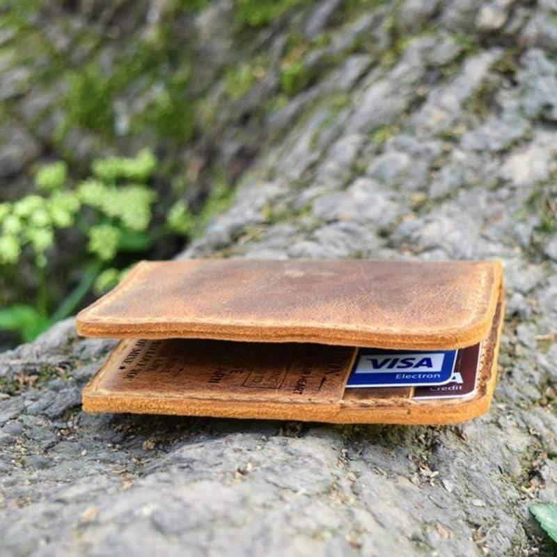 To Grandson - Premium Cow Leather Bifold Wallet