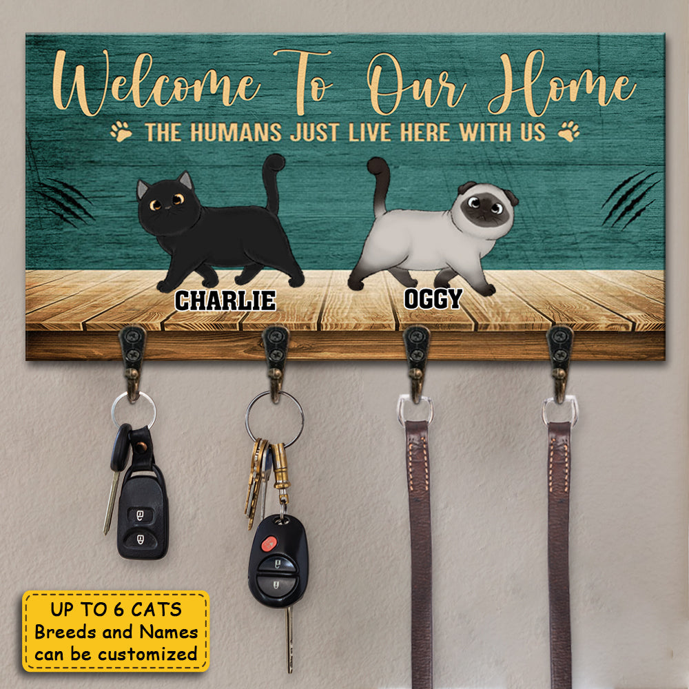 Welcome to Our Home - Personalized Key Hanger