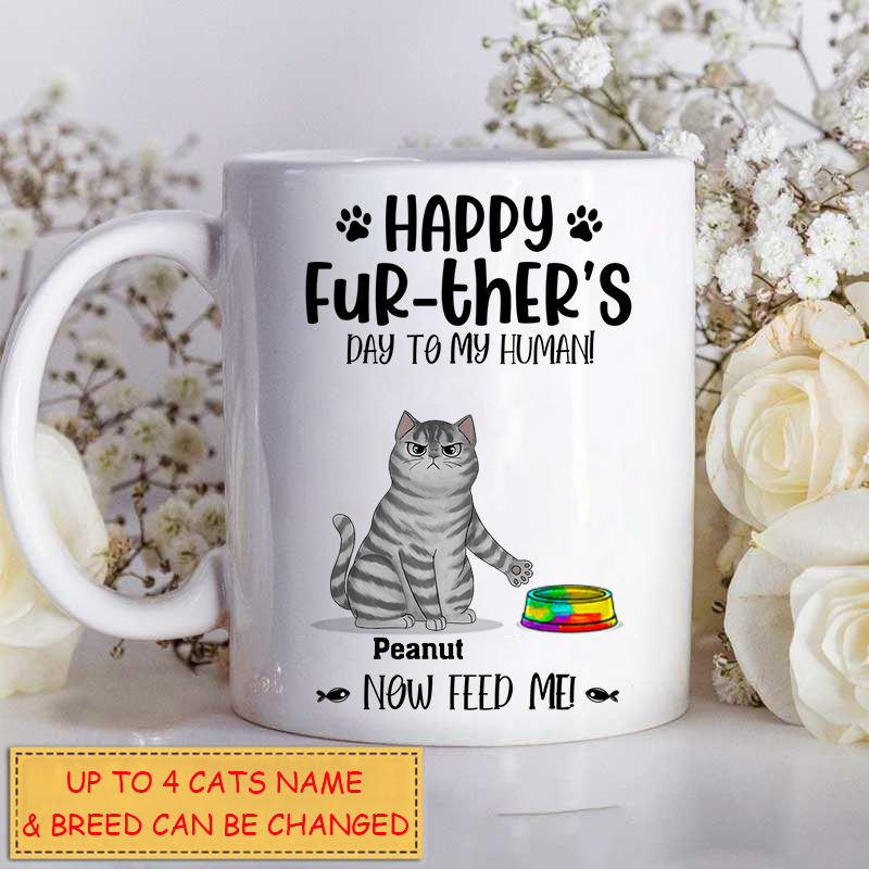 Happy Further‘s Day Sassy Cats Personalized Mug