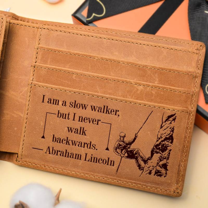 Abraham Lincoln Motivational Quotes - Bifold Wallet