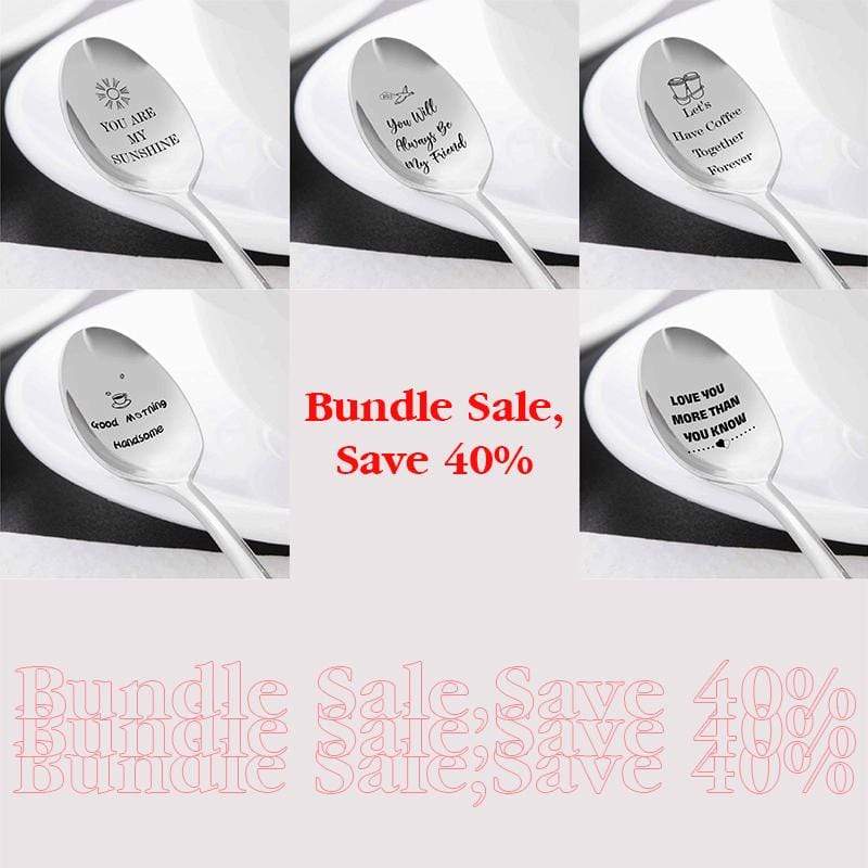 Engraved Coffee Spoon - Best Gift for Family and Friend