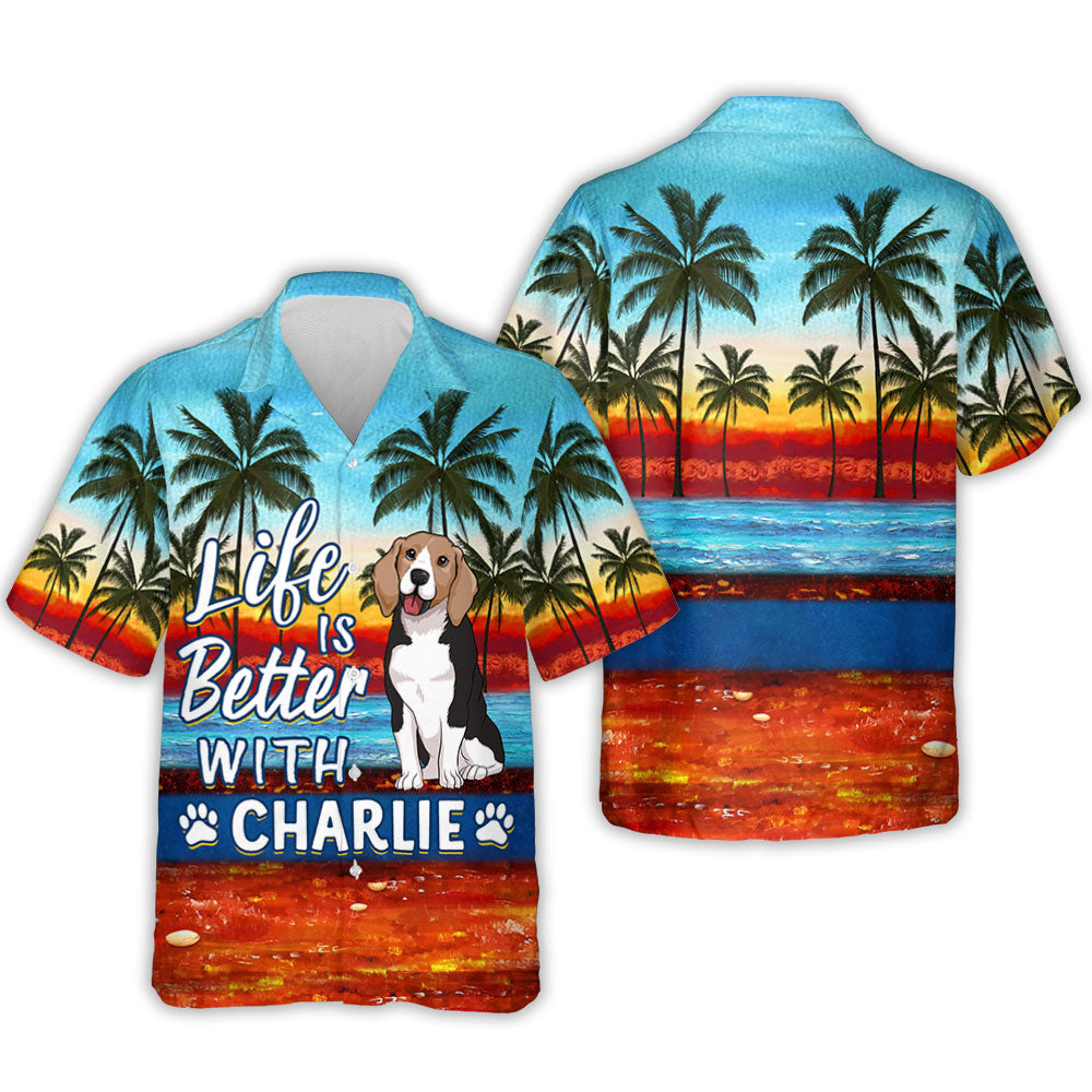 Better Life Sunset - Personalized Custom Hawaiian Shirt