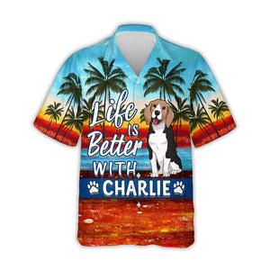 Better Life Sunset - Personalized Custom Hawaiian Shirt