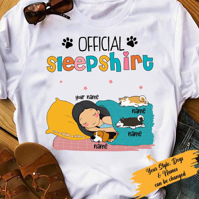 Personalized Dog Sleep T Shirt