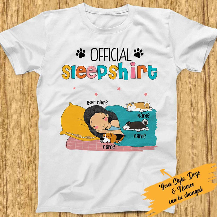 Personalized Dog Sleep T Shirt