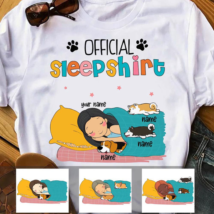 Personalized Dog Sleep T Shirt