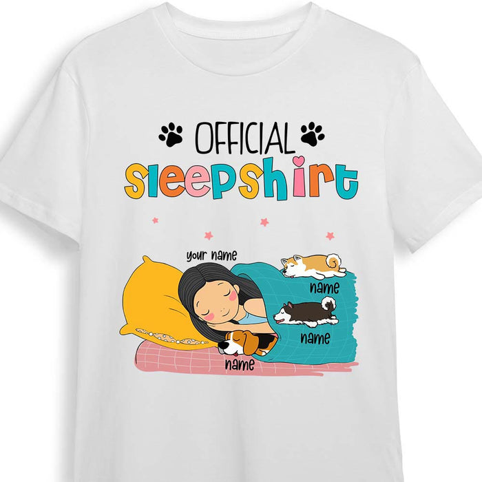 Personalized Dog Sleep T Shirt