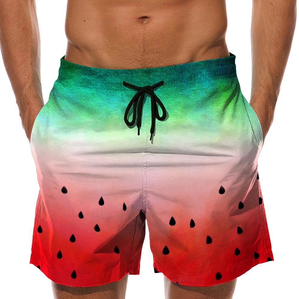 Watermelon - Custom Swim Trunks