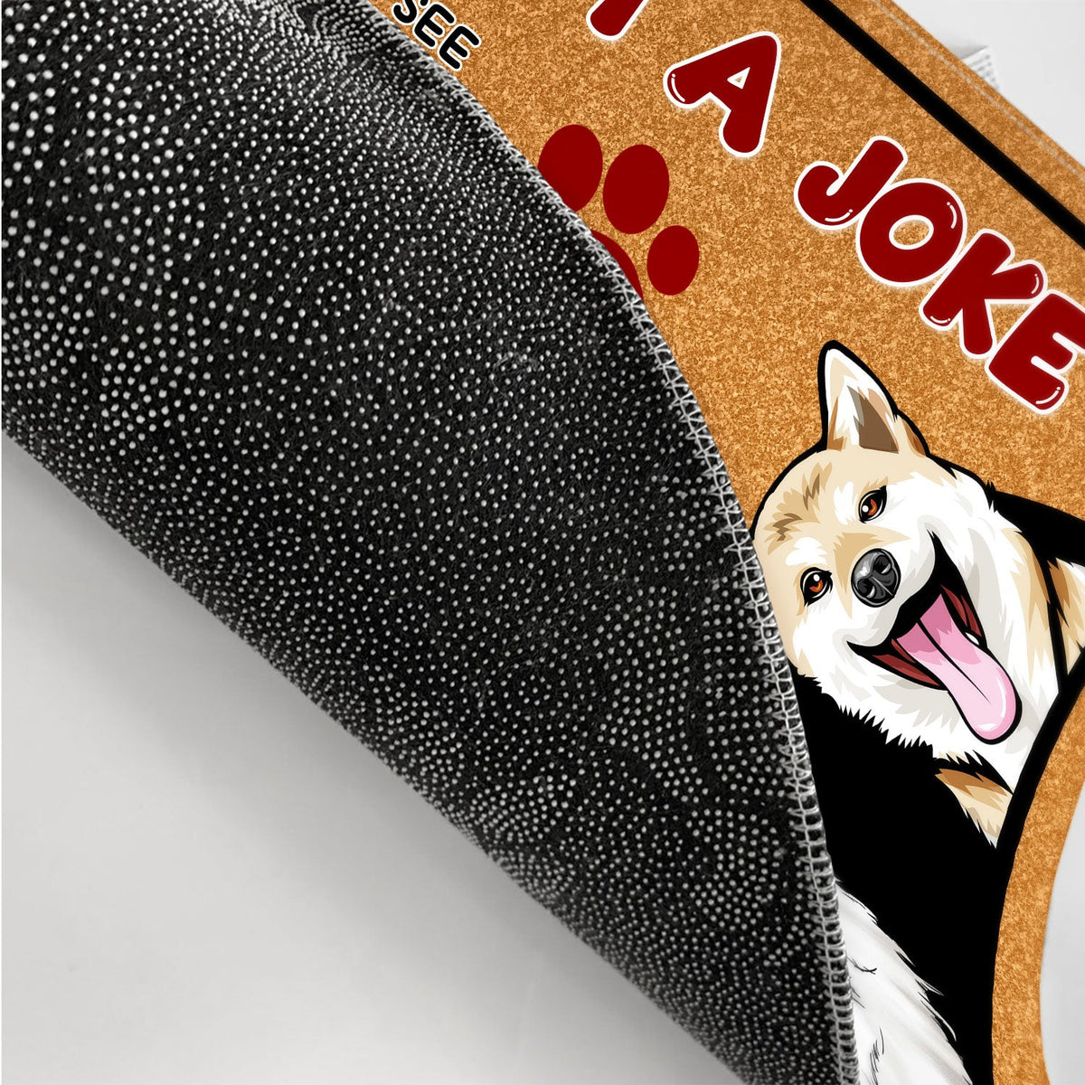 Pet Lover This Is Not A Joke - Gift For Dog & Cat Lovers - Personalized Custom Doormat