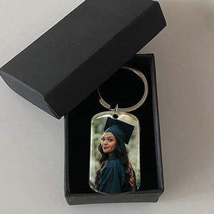 You're Braver Than You Believe Graduation Metal Keychain, Graduation Gift