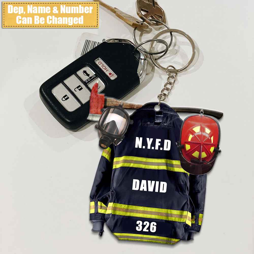 Firefighter - Personalized Acrylic Keychain