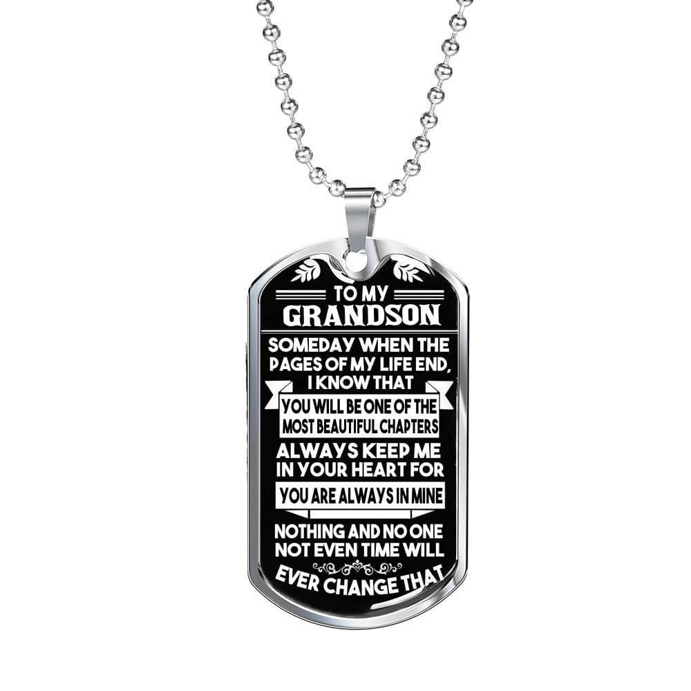To My Grandson - Necklace