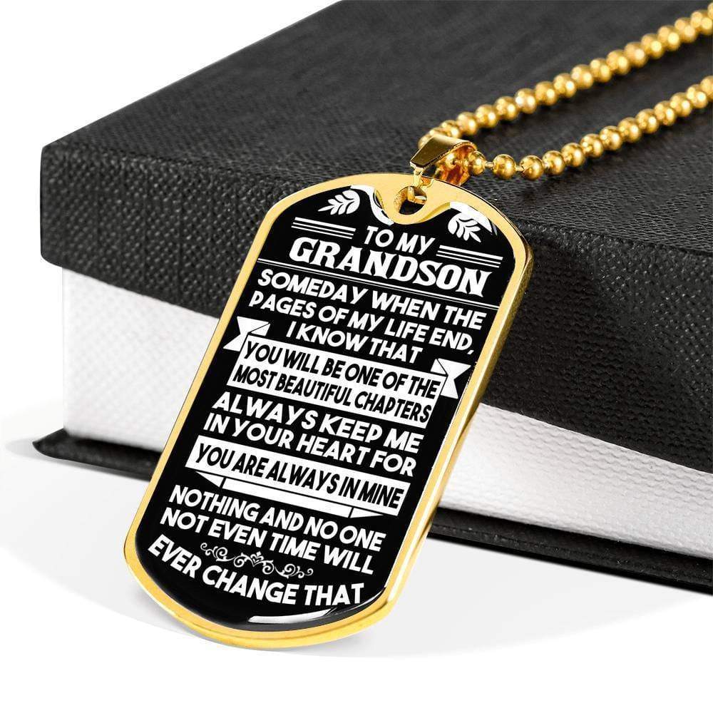 To My Grandson - Necklace